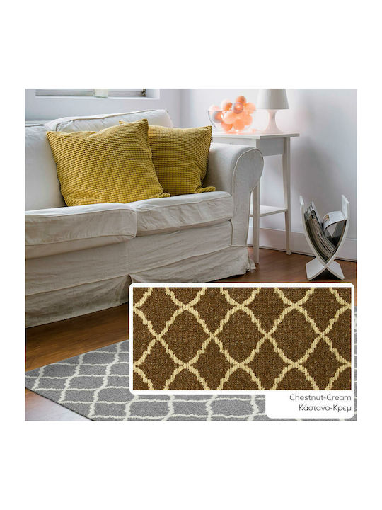 Nikotex Carpets Μοκέτα Cardiff 954 Καστανό Κρεμ...