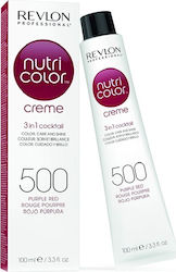 Revlon Nutri Color Creme Tube Vopsea de Păr 500 Violet Roșu Roșu 100ml