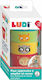 Ludi Set of Bath Buckets & Stacking Bath Toy for 10++ Months 4pcs