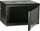 Safewell Επιτοίχια Καμπίνα Rack 18U 60x55x90cm Μαύρο SMB6518
