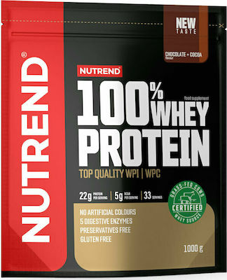 Nutrend 100% Whey Whey Protein Gluten Free with Flavor Cookies & Cream 1kg