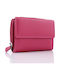 Kion 345 Small Leather Women's Wallet Fuchsia