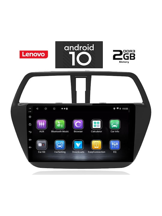Lenovo Sistem Audio Auto pentru Suzuki SX4 S-Cross / SX4 2014> (Bluetooth/USB/AUX/WiFi/GPS/Partitură) cu Ecran Tactil 9" IQ-AN X6939_GPS