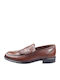 GK Uomo AB3522-11561-DF Men's Leather Loafers Brown