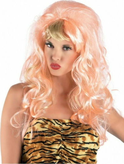 Carnival Wig Curly Pink