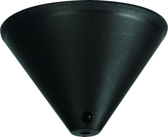 ARlight Ροζέτα Οροφής για Φωτιστικά Πλαστική Μαύρη Μαύρη 0284082