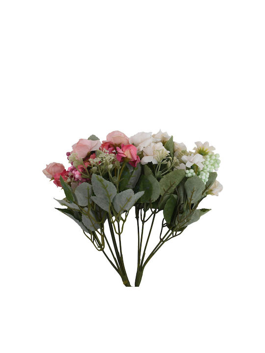 Fylliana Bouquet of Artificial Flowers Colorful 30cm 1pcs