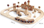 Set with Train made of Wood for 3++ Years