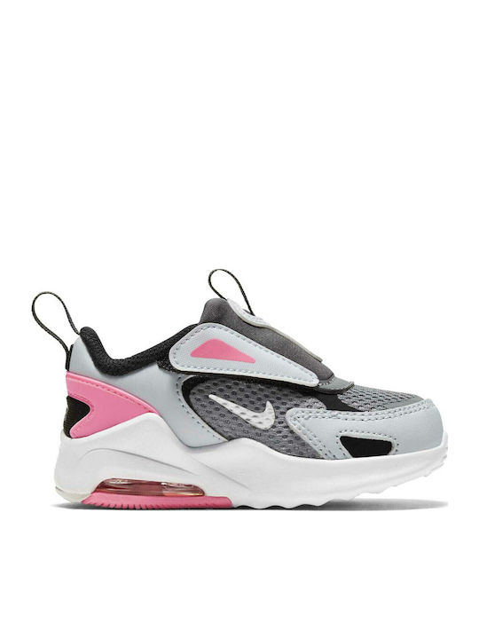Air Max Bolt Kids Sneakers Slip-on Smoke Grey / Metallic Silver