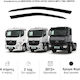 Heko Комплект Ветробрани Предни на камион Dark Fime за Mercedes-Benz Actros MP4 2012+ 2бр