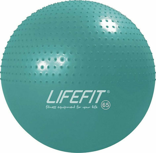 Lifefit Pilates Übungsball 65cm in Türkis Farbe