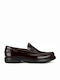 Men's Leather Loafers Burgundy