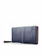 125M Large Leather Women's Wallet Purple