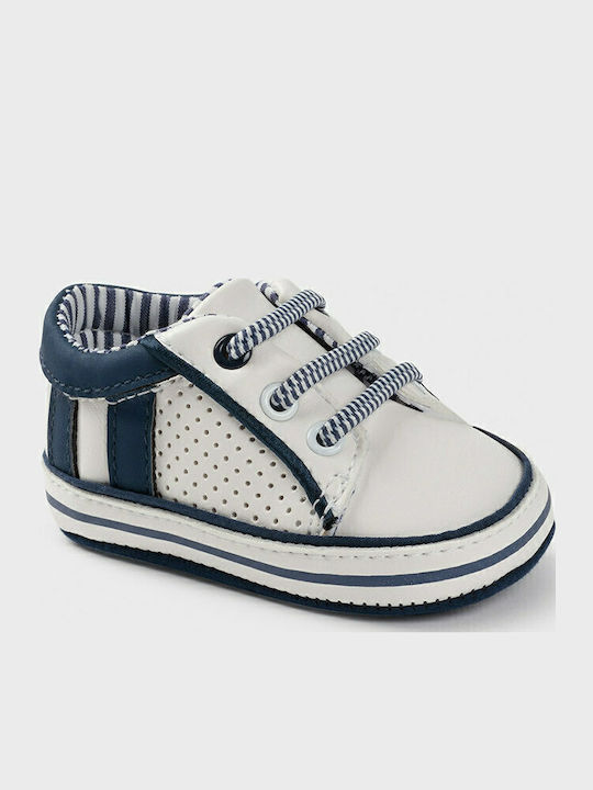 Mayoral Baby Booties White