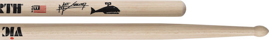Vic Firth Hickory Палчици Барабани Подпис Series Matt Greiner с Форма на Връх Овален