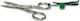 Cavel Scissors with Metallic Blade Silver 1pcs