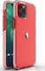 Hurtel Spring Back Cover Σιλικόνης 1mm Ροζ (iPh...