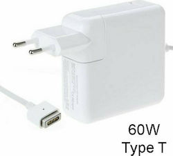 Lamtech Φορτιστής Laptop 60W 16.5V 3.65A για Apple με Αντάπτορα Τροφοδοσίας