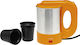 Electra ΑΤ-107 Orange Βραστήρας Ταξιδίου 500ml 1000W Πορτοκαλί