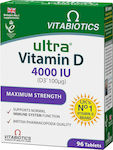 Vitabiotics Ultra Vitamin D3 Βιταμίνη για Ανοσοποιητικό 4000iu 96 ταμπλέτες