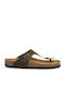 Plakton Men's Leather Sandals Brown