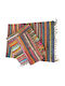 Chios Hellas Mambo Rug Rectangular with Fringes Multicolour