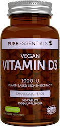 iGennus Vegan Vitamin D3 Vitamină 1000iu 365 Tablete iGennus Vegan Vitamin D3 Vitamină 1000iu 365 Tablete