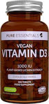 iGennus Vegan Vitamin D3 Vitamin für das Immunsystem 1000iu 365 Registerkarten