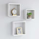 Shelves Wall White 3pcs 30x10x30cm