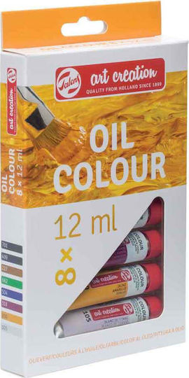 Royal Talens Oil Colour Set Σετ Λαδομπογιές 12ml 8τμχ