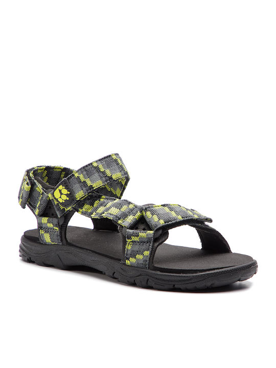 Jack Wolfskin Seven Seas 2 Grüne Kindersandalen