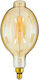 GloboStar LED Bulbs for Socket E27 and Shape BT180 Warm White 1060lm Dimmable 1pcs