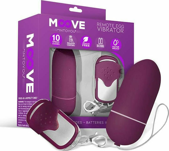 IntoYou Vibrating Egg with Remote Control Δονητής Egg με Απομακρυσμένο Έλεγχο Μωβ