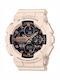 Casio G-Shock Γυναικείο Ρολόι 45.9mm Χρονογράφος Μπαταρίας με Μπεζ Καουτσούκ Λουράκι