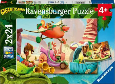 Детски Пъзел Γιγαντόσαυροι за 4++ Години 48бр Ravensburger