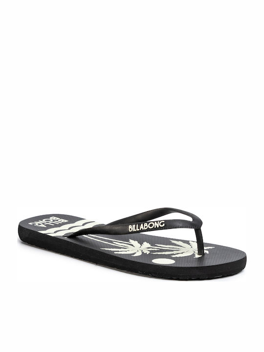 Billabong Dama Σαγιονάρες σε Μαύρο Χρώμα