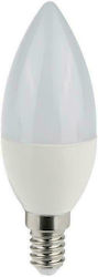 Eurolamp Λάμπα LED για Ντουί E14 και Σχήμα C37 Ψυχρό Λευκό 400lm