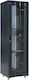 A-LAN Επιδαπέδια Καμπίνα Rack 42U Μαύρο SS-42U-600-1000-01-C