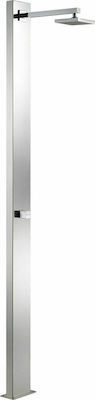 Astral Pool Stainless Steel Outdoor Shower Niagara 202x15cm