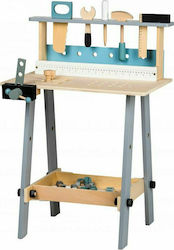 Ecotoys Kids Workbench Wooden Children's Workbench made of Wood 32pcs 1172