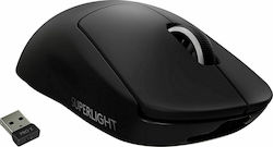 Logitech Pro X Superlight Ασύρματο Gaming Ποντίκι 25400 DPI Μαύρο