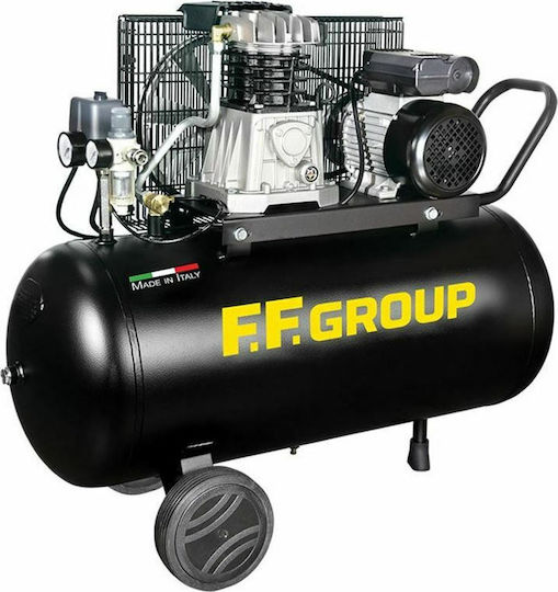 FFG AC-B 200/4TC PRO Three-Phase Air Compressors 74dB with Power 4hp and Airtank 200lt 46028