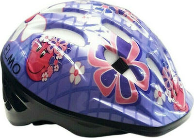 Elmo P-11 Kids' Helmet for City Bike Flower Μωβ