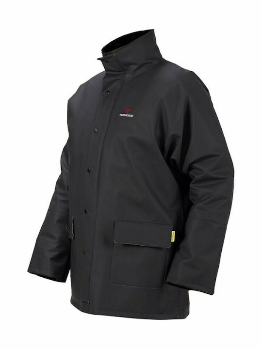 Nordcode Street Rain Jacket Ανδρικό Αδιάβροχο Μπουφάν Μηχανής Μαύρο Χρώμα