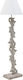 Inart Vintage Floor Lamp H144xW40cm. with Socket for Bulb E27 Beige