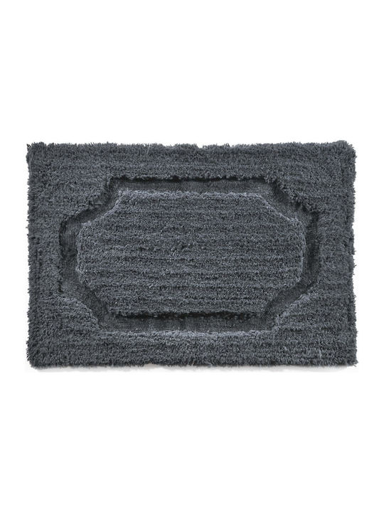 Down Town Home Bath Mat Verona 60-0208 Black 60x90cm