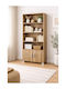 No 12 Bibliotecă pardoseală Lemn Oak 75x30x180cm