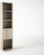 Kids Wooden Bookcase No 13 Gray 40x30x180cm