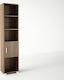 No 13 Bibliotecă pardoseală Lemn Walnut 40x30x180cm