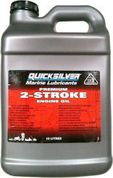 Quicksilver Premiun Boot Öl 2T Premium 2-Takt-Außenbordöl 10 Liter 10Es